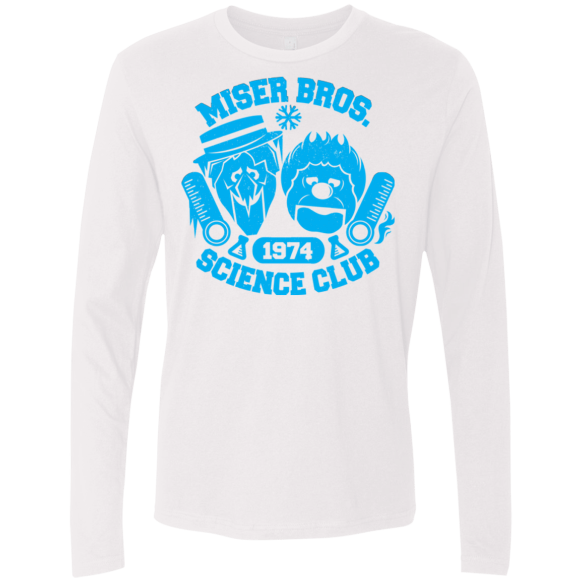 T-Shirts White / Small Miser bros Science Club Men's Premium Long Sleeve