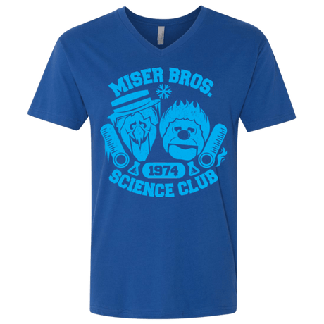 T-Shirts Royal / X-Small Miser bros Science Club Men's Premium V-Neck