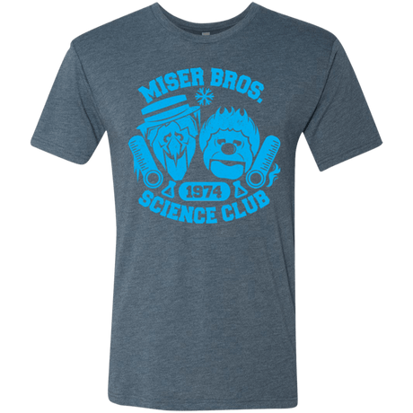 T-Shirts Indigo / Small Miser bros Science Club Men's Triblend T-Shirt