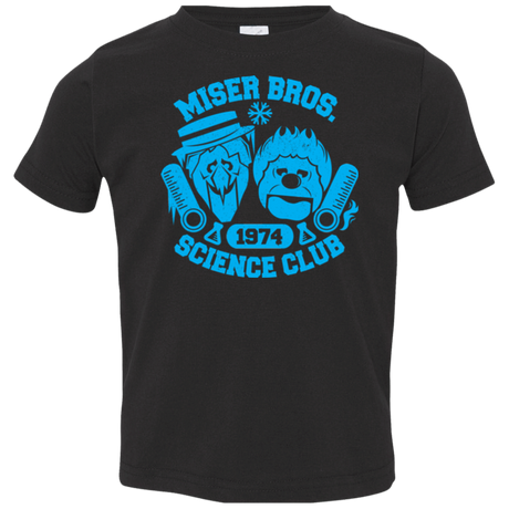 T-Shirts Black / 2T Miser bros Science Club Toddler Premium T-Shirt