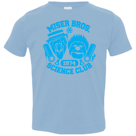 T-Shirts Light Blue / 2T Miser bros Science Club Toddler Premium T-Shirt