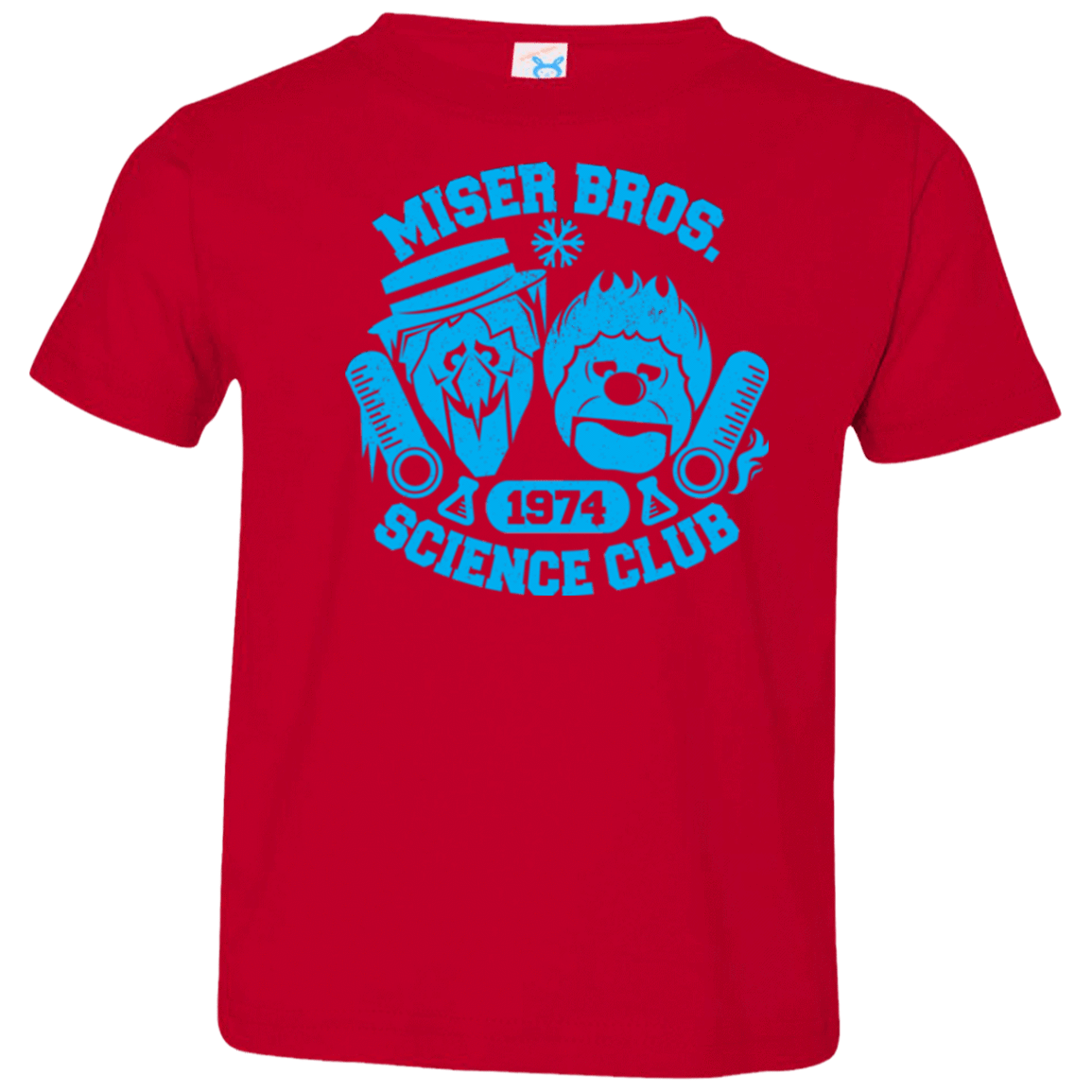 T-Shirts Red / 2T Miser bros Science Club Toddler Premium T-Shirt