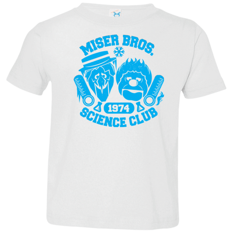 T-Shirts White / 2T Miser bros Science Club Toddler Premium T-Shirt