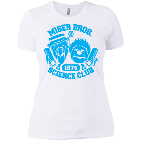 T-Shirts White / X-Small Miser bros Science Club Women's Premium T-Shirt