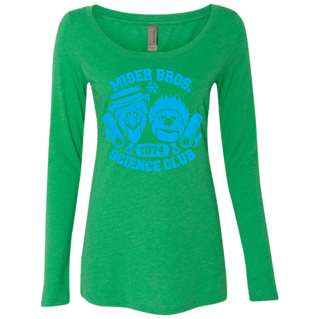 T-Shirts Envy / Small Miser bros Science Club Women's Triblend Long Sleeve Shirt