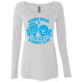 T-Shirts Heather White / Small Miser bros Science Club Women's Triblend Long Sleeve Shirt