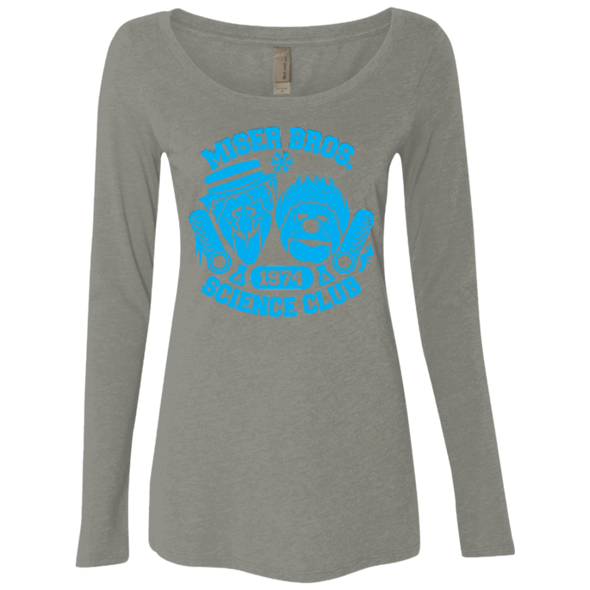 T-Shirts Venetian Grey / Small Miser bros Science Club Women's Triblend Long Sleeve Shirt