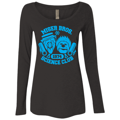 T-Shirts Vintage Black / Small Miser bros Science Club Women's Triblend Long Sleeve Shirt