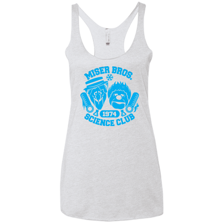 T-Shirts Heather White / X-Small Miser bros Science Club Women's Triblend Racerback Tank