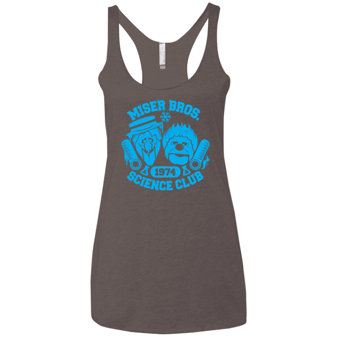 T-Shirts Macchiato / X-Small Miser bros Science Club Women's Triblend Racerback Tank