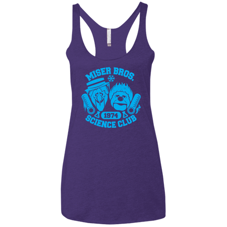 T-Shirts Purple / X-Small Miser bros Science Club Women's Triblend Racerback Tank