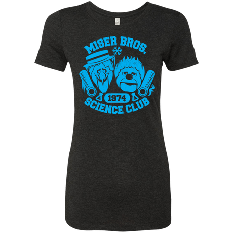 T-Shirts Vintage Black / Small Miser bros Science Club Women's Triblend T-Shirt