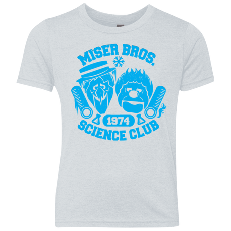 T-Shirts Heather White / YXS Miser bros Science Club Youth Triblend T-Shirt