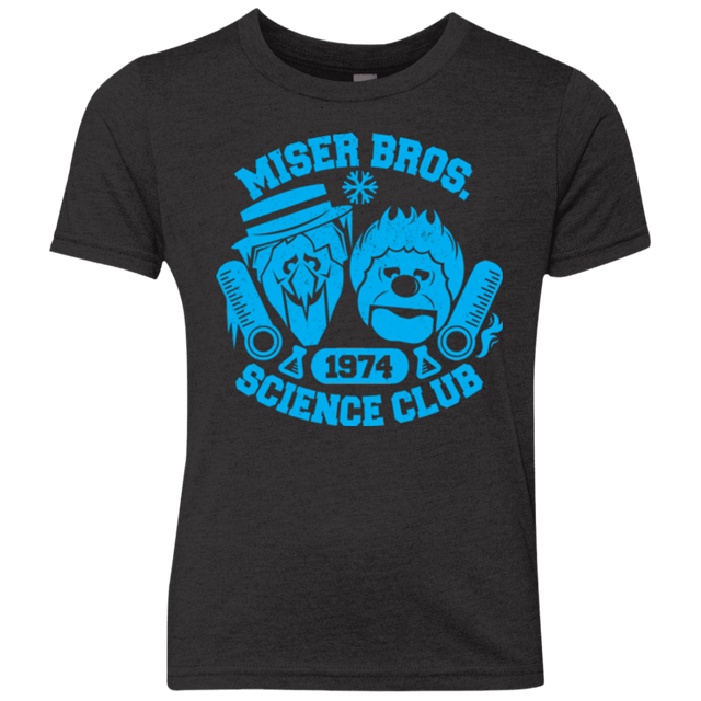 T-Shirts Vintage Black / YXS Miser bros Science Club Youth Triblend T-Shirt