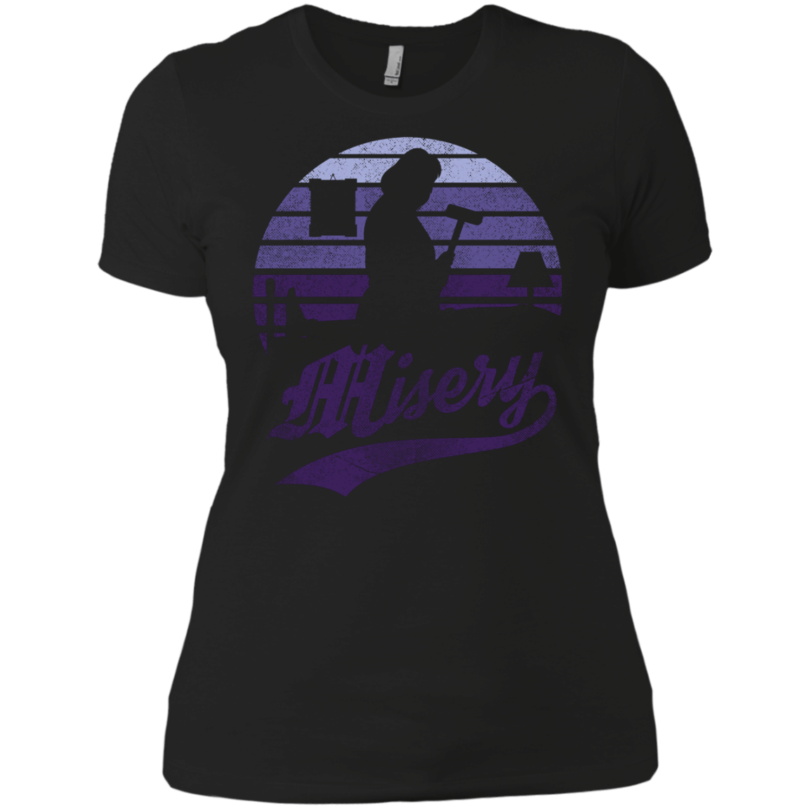 T-Shirts Black / X-Small Misery Sun Set Women's Premium T-Shirt