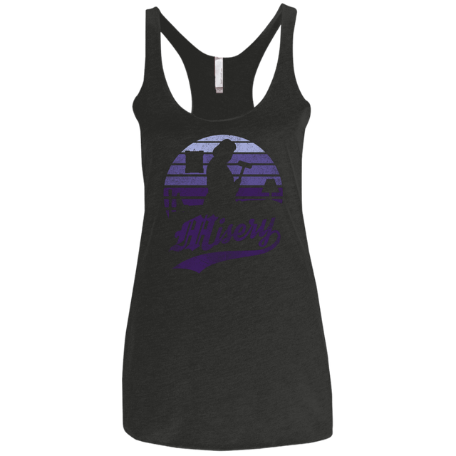 T-Shirts Vintage Black / X-Small Misery Sun Set Women's Triblend Racerback Tank