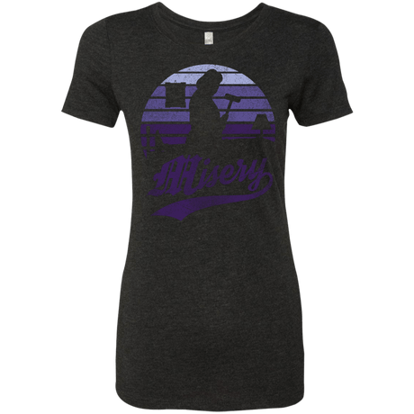 T-Shirts Vintage Black / Small Misery Sun Set Women's Triblend T-Shirt