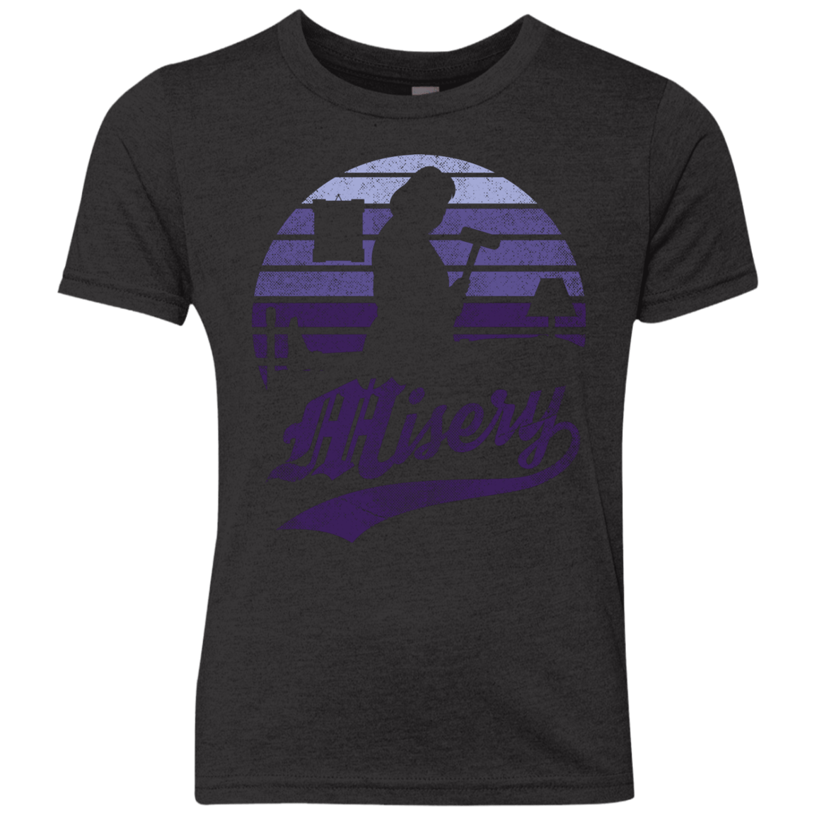 T-Shirts Vintage Black / YXS Misery Sun Set Youth Triblend T-Shirt