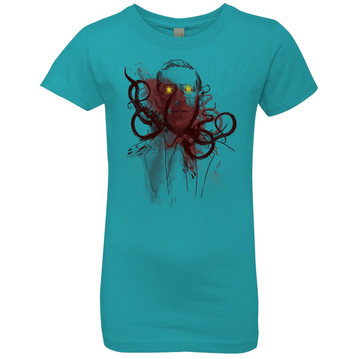 T-Shirts Tahiti Blue / YXS Miskatoninked Girls Premium T-Shirt