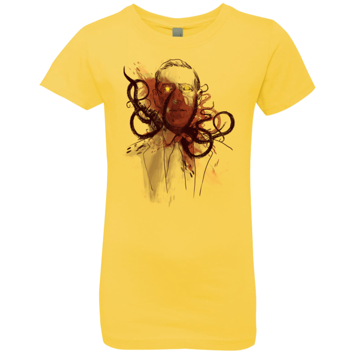 T-Shirts Vibrant Yellow / YXS Miskatoninked Girls Premium T-Shirt