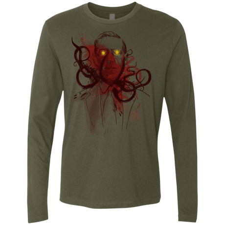 T-Shirts Military Green / S Miskatoninked Men's Premium Long Sleeve