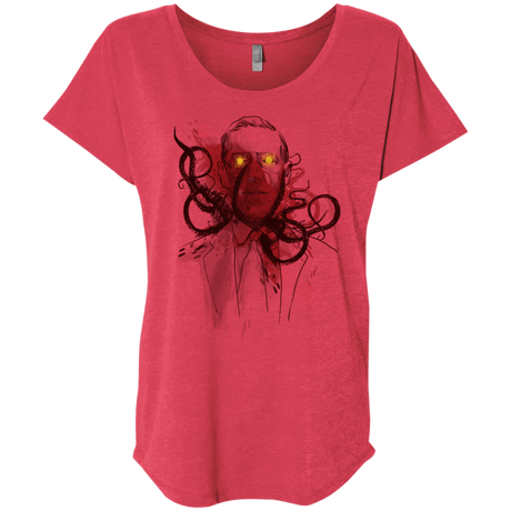 T-Shirts Vintage Red / X-Small Miskatoninked Triblend Dolman Sleeve