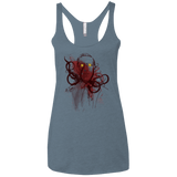 T-Shirts Indigo / X-Small Miskatoninked Women's Triblend Racerback Tank