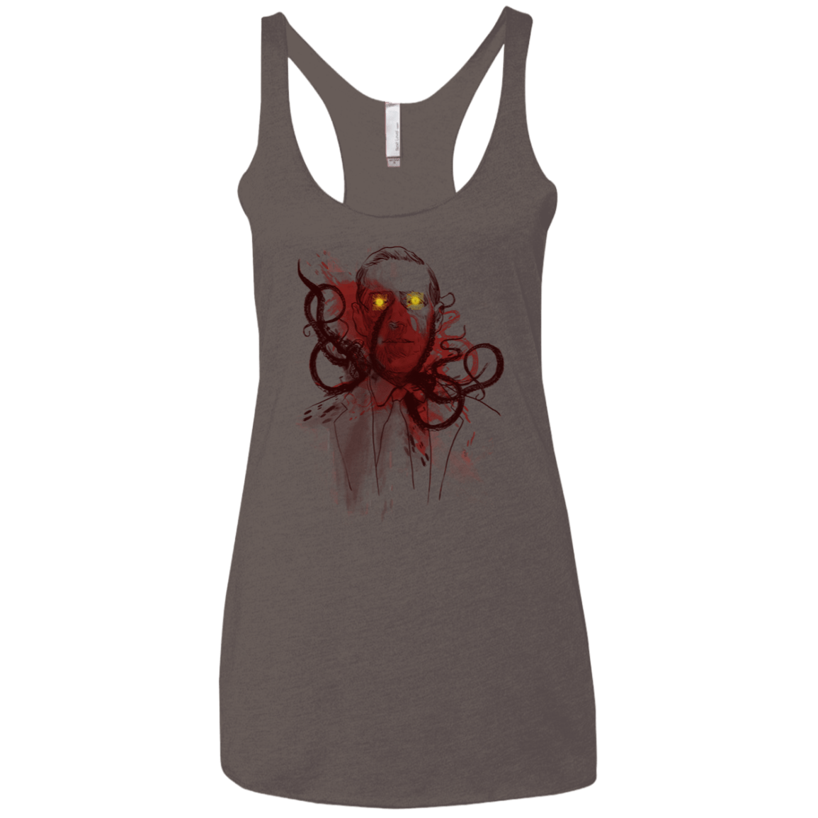 T-Shirts Macchiato / X-Small Miskatoninked Women's Triblend Racerback Tank