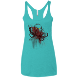 T-Shirts Tahiti Blue / X-Small Miskatoninked Women's Triblend Racerback Tank