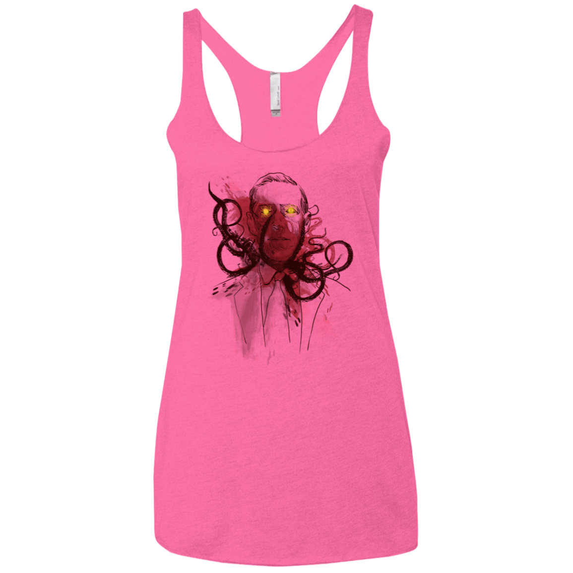 T-Shirts Vintage Pink / X-Small Miskatoninked Women's Triblend Racerback Tank