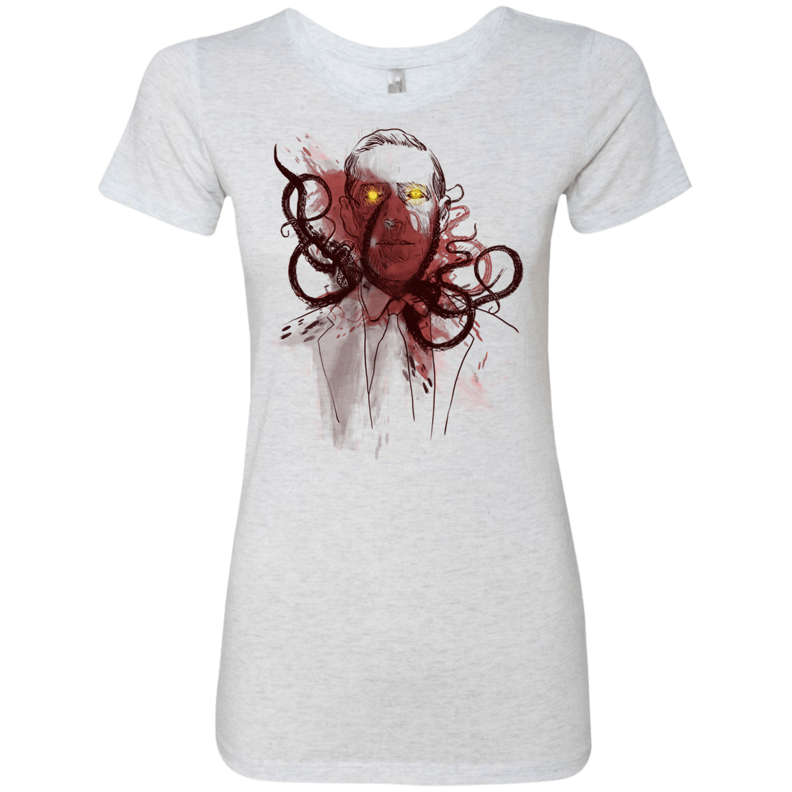 T-Shirts Heather White / S Miskatoninked Women's Triblend T-Shirt