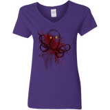 T-Shirts Purple / S Miskatoninked Women's V-Neck T-Shirt