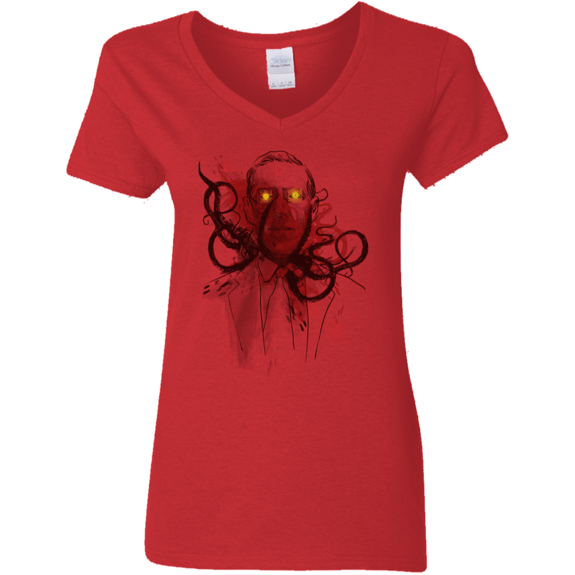 T-Shirts Red / S Miskatoninked Women's V-Neck T-Shirt