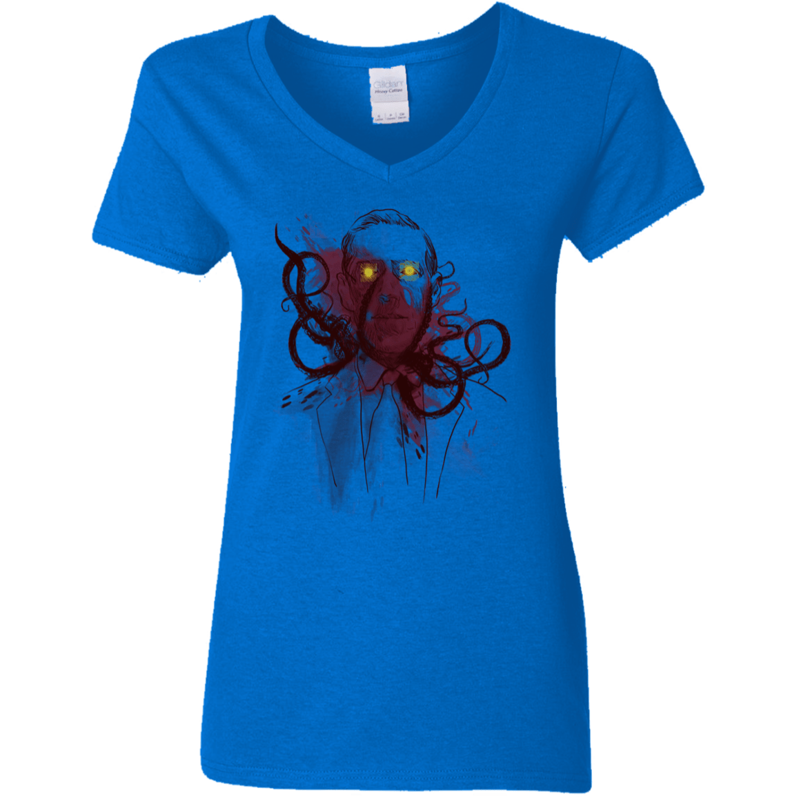 T-Shirts Royal / S Miskatoninked Women's V-Neck T-Shirt