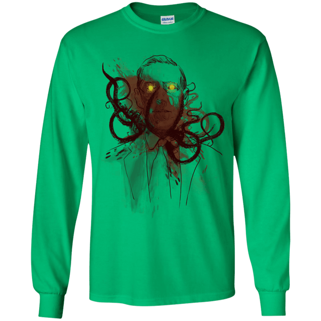 T-Shirts Irish Green / YS Miskatoninked Youth Long Sleeve T-Shirt