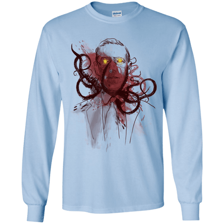 T-Shirts Light Blue / YS Miskatoninked Youth Long Sleeve T-Shirt