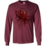 T-Shirts Maroon / YS Miskatoninked Youth Long Sleeve T-Shirt