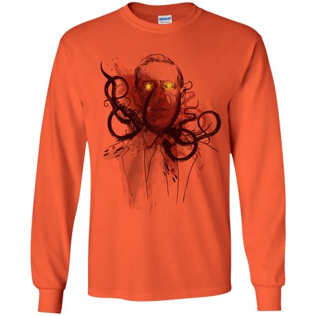 T-Shirts Orange / YS Miskatoninked Youth Long Sleeve T-Shirt