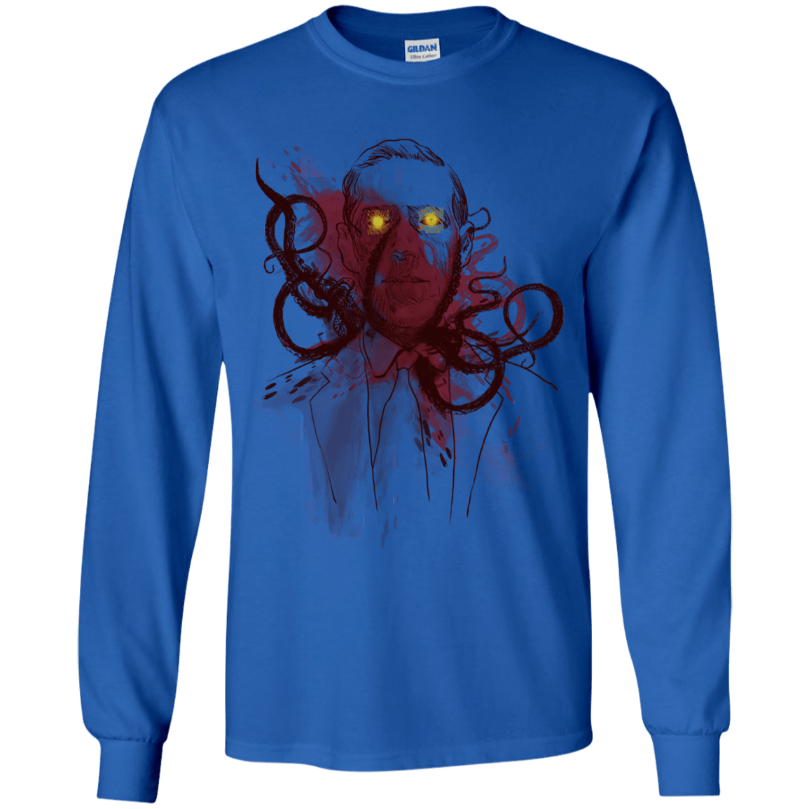 T-Shirts Royal / YS Miskatoninked Youth Long Sleeve T-Shirt