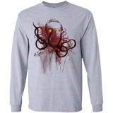 T-Shirts Sport Grey / YS Miskatoninked Youth Long Sleeve T-Shirt