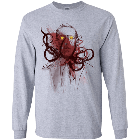 T-Shirts Sport Grey / YS Miskatoninked Youth Long Sleeve T-Shirt