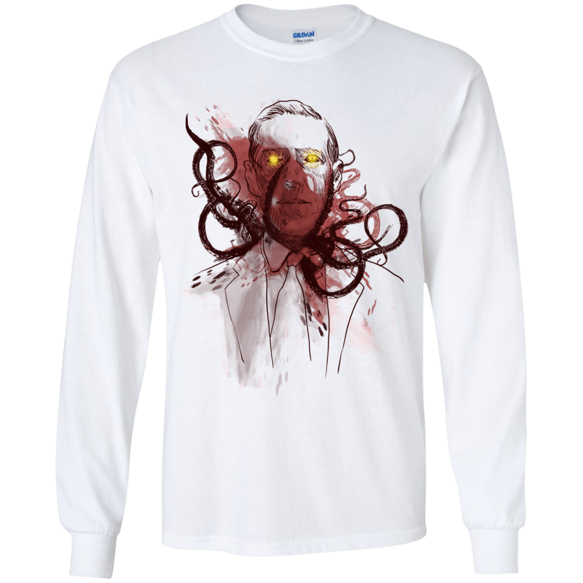 T-Shirts White / YS Miskatoninked Youth Long Sleeve T-Shirt