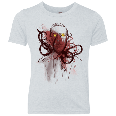 T-Shirts Heather White / YXS Miskatoninked Youth Triblend T-Shirt