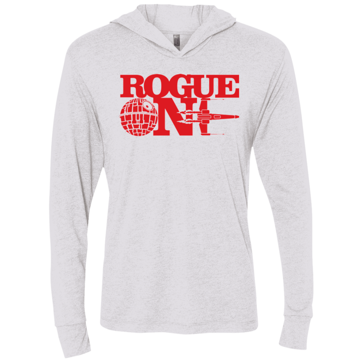 T-Shirts Heather White / X-Small Mission Impossible Triblend Long Sleeve Hoodie Tee