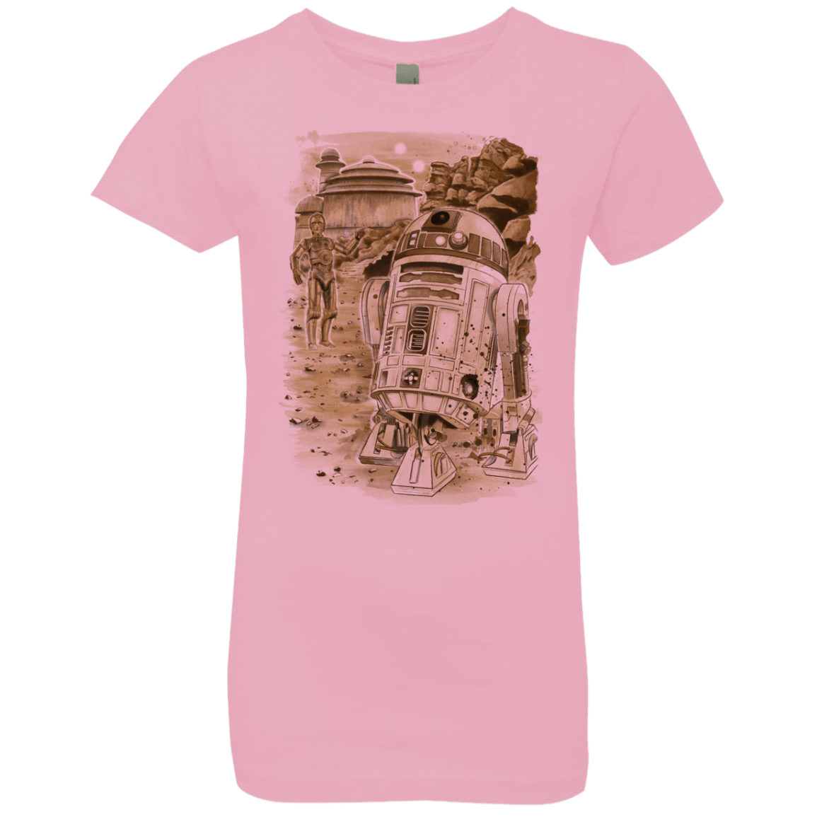 T-Shirts Light Pink / YXS Mission to jabba palace Girls Premium T-Shirt