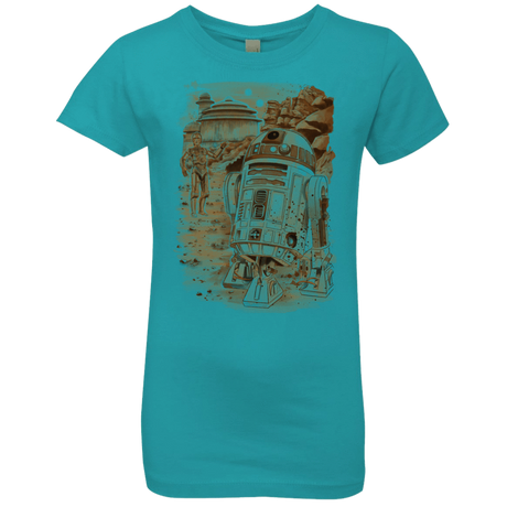 T-Shirts Tahiti Blue / YXS Mission to jabba palace Girls Premium T-Shirt