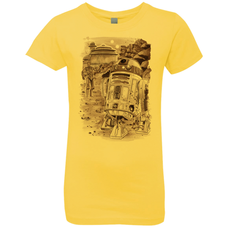 T-Shirts Vibrant Yellow / YXS Mission to jabba palace Girls Premium T-Shirt