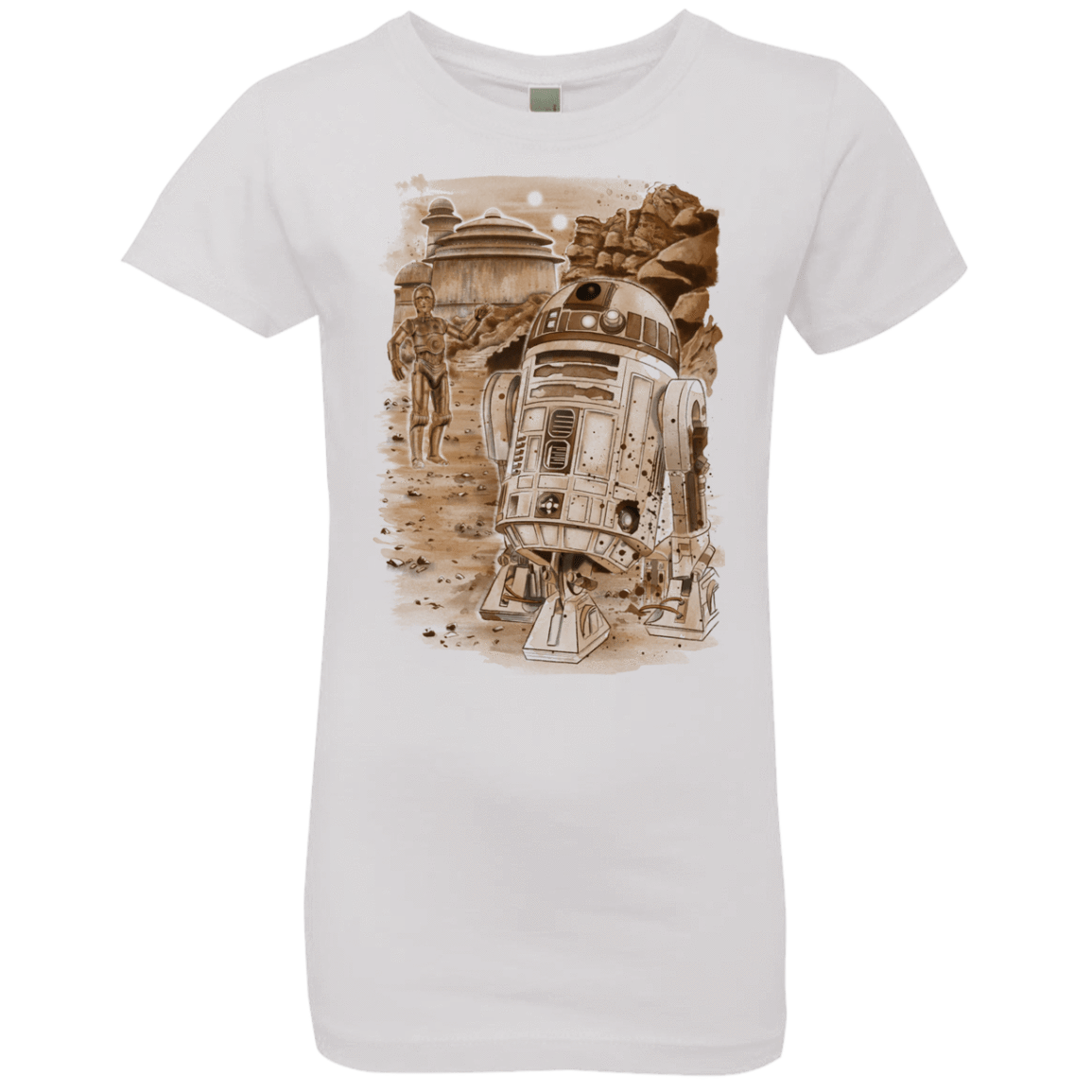 T-Shirts White / YXS Mission to jabba palace Girls Premium T-Shirt