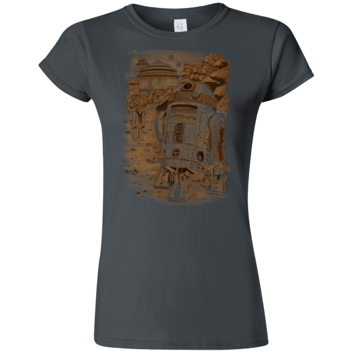 T-Shirts Charcoal / S Mission to jabba palace Junior Slimmer-Fit T-Shirt