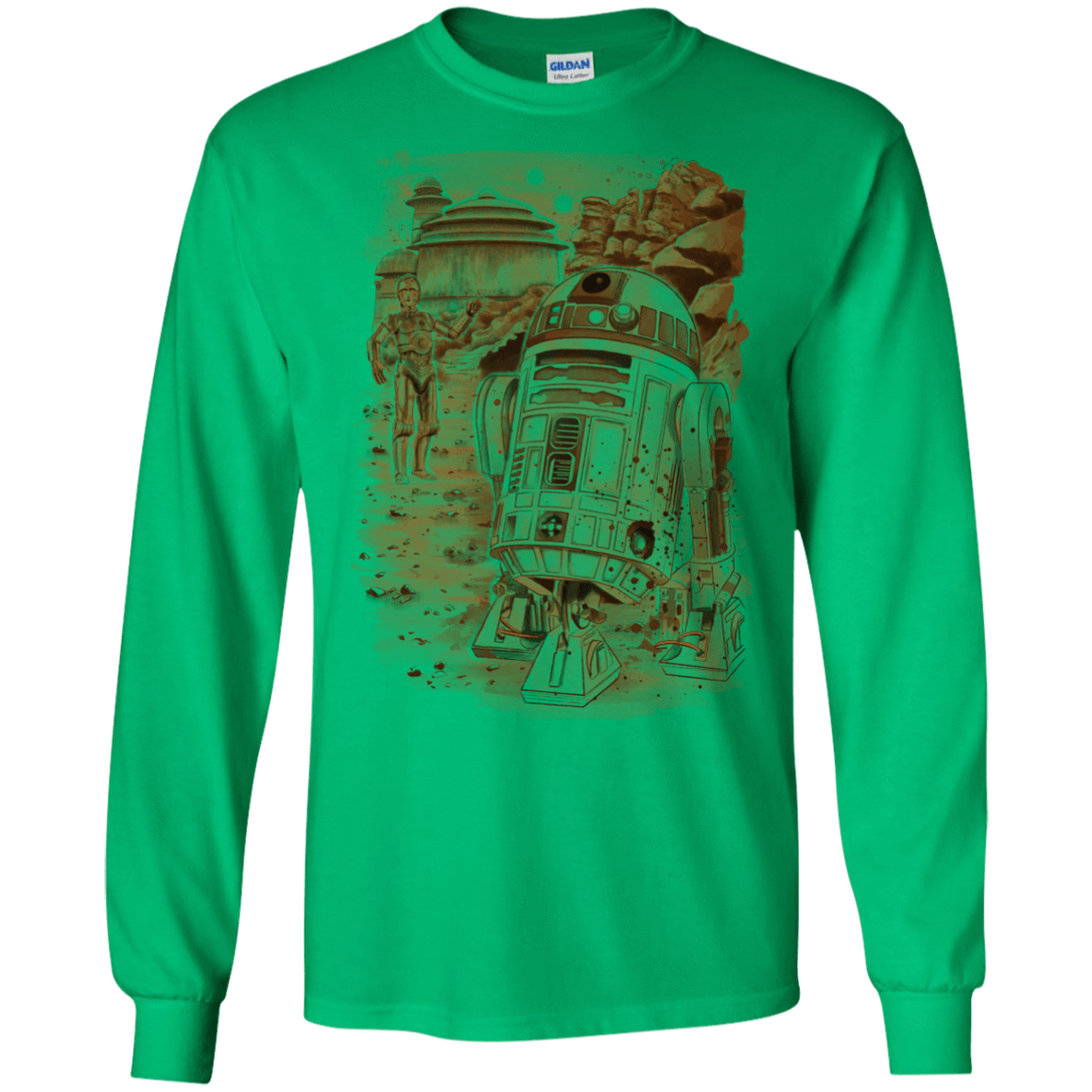 T-Shirts Irish Green / S Mission to jabba palace Men's Long Sleeve T-Shirt